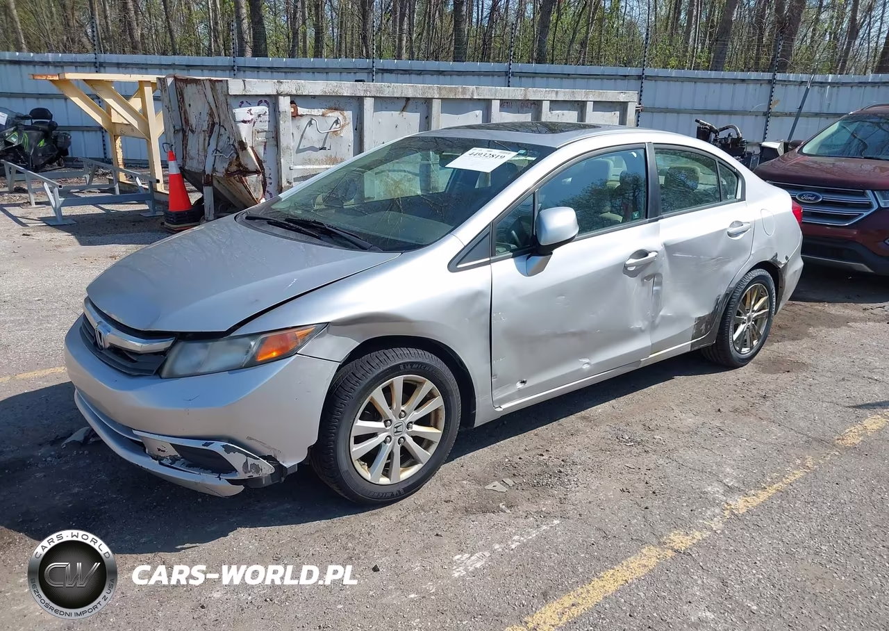 2012 Honda Civic Ex-L VIN:19XFB2F96CE000635 - 2