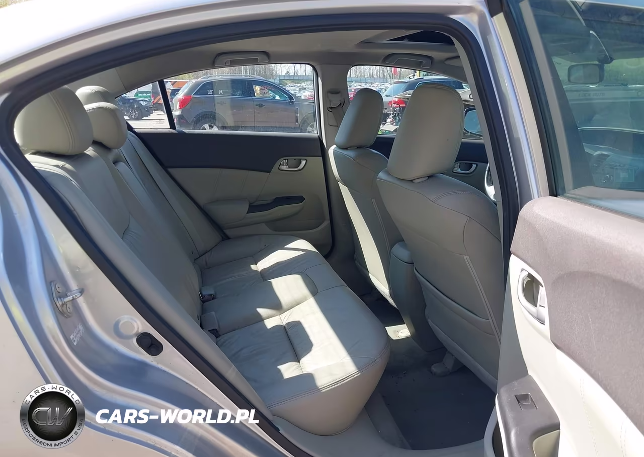 2012 Honda Civic Ex-L VIN:19XFB2F96CE000635 - 8
