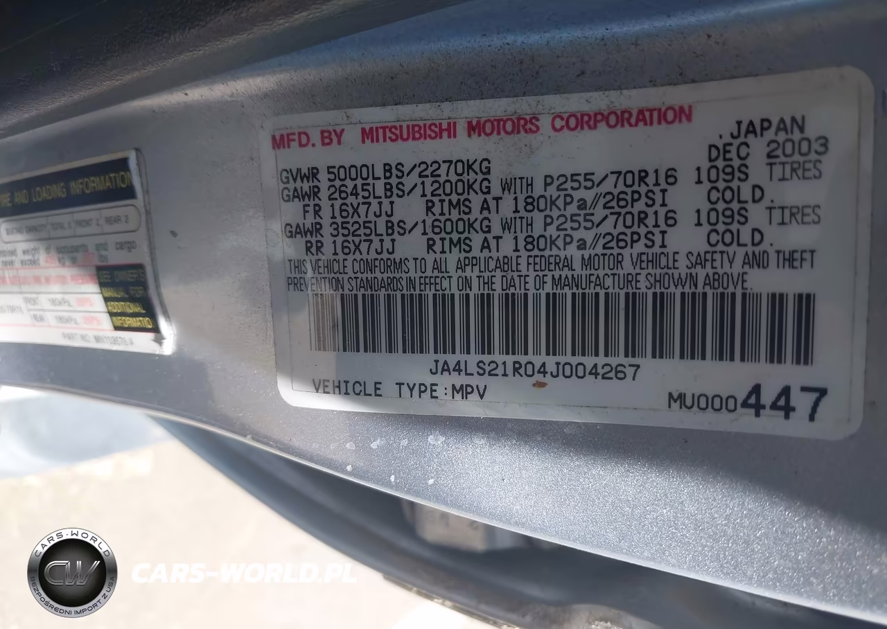 2004 Mitsubishi Montero Sport Ls VIN:JA4LS21R04J004267 - 9