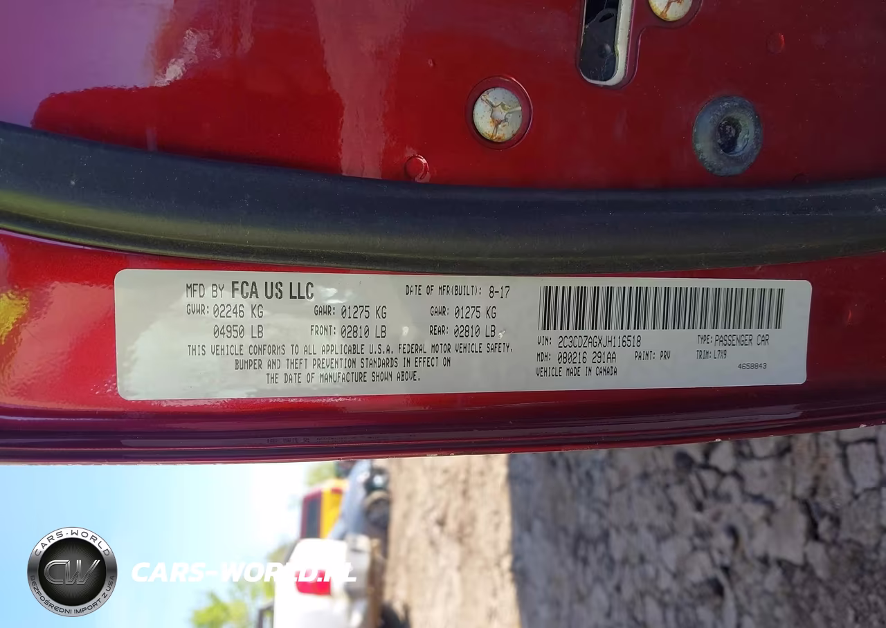 2018 Dodge Challenger Sxt VIN:2C3CDZAGXJH116518 - 9