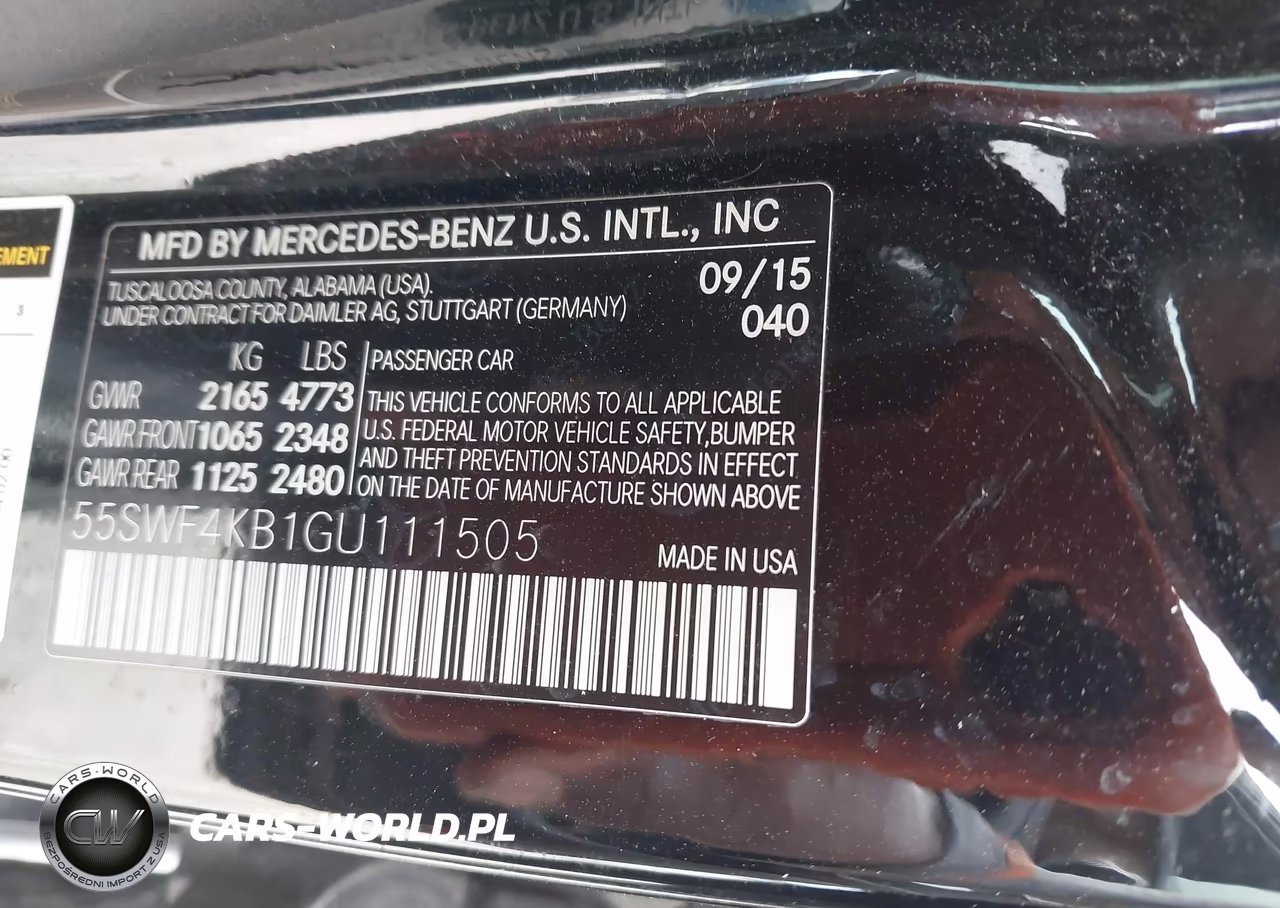 2016 Mercedes-Benz C 300 4Matic VIN:55SWF4KB1GU111505 - 9