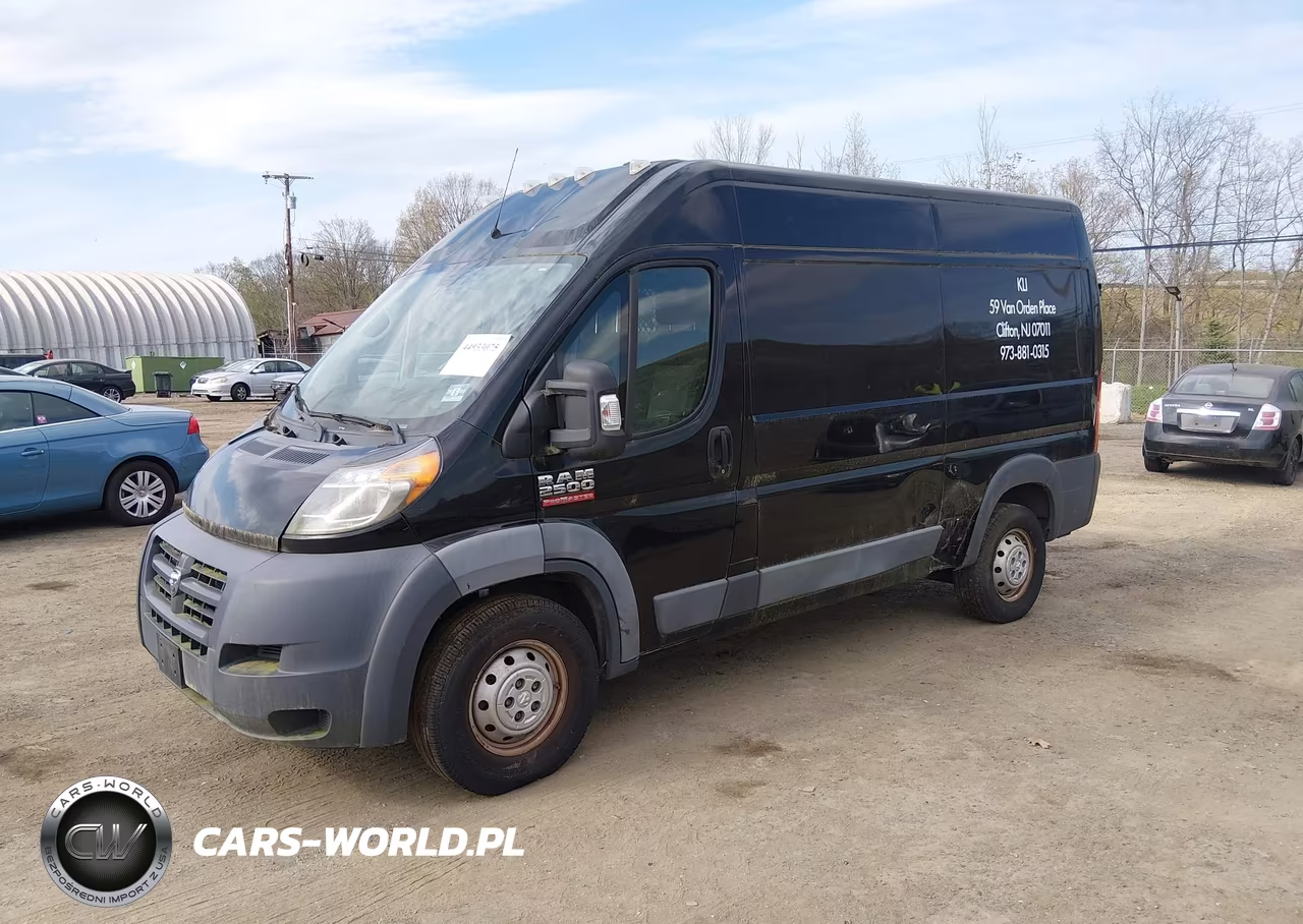 2018 Ram Promaster 2500 High Roof 136 Wb VIN:3C6TRVCG4JE100871 - 2