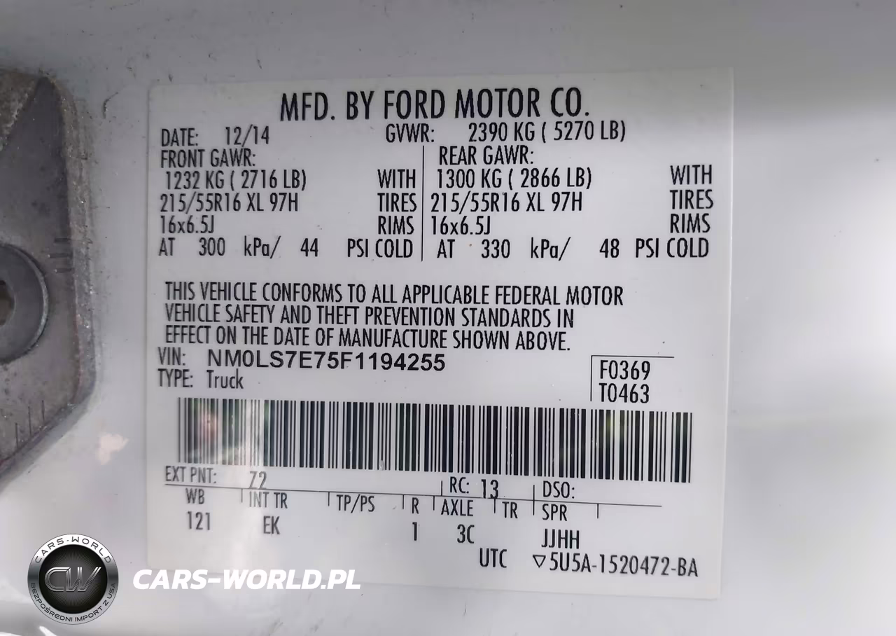 2015 Ford Transit Connect Xl VIN:NM0LS7E75F1194255 - 9