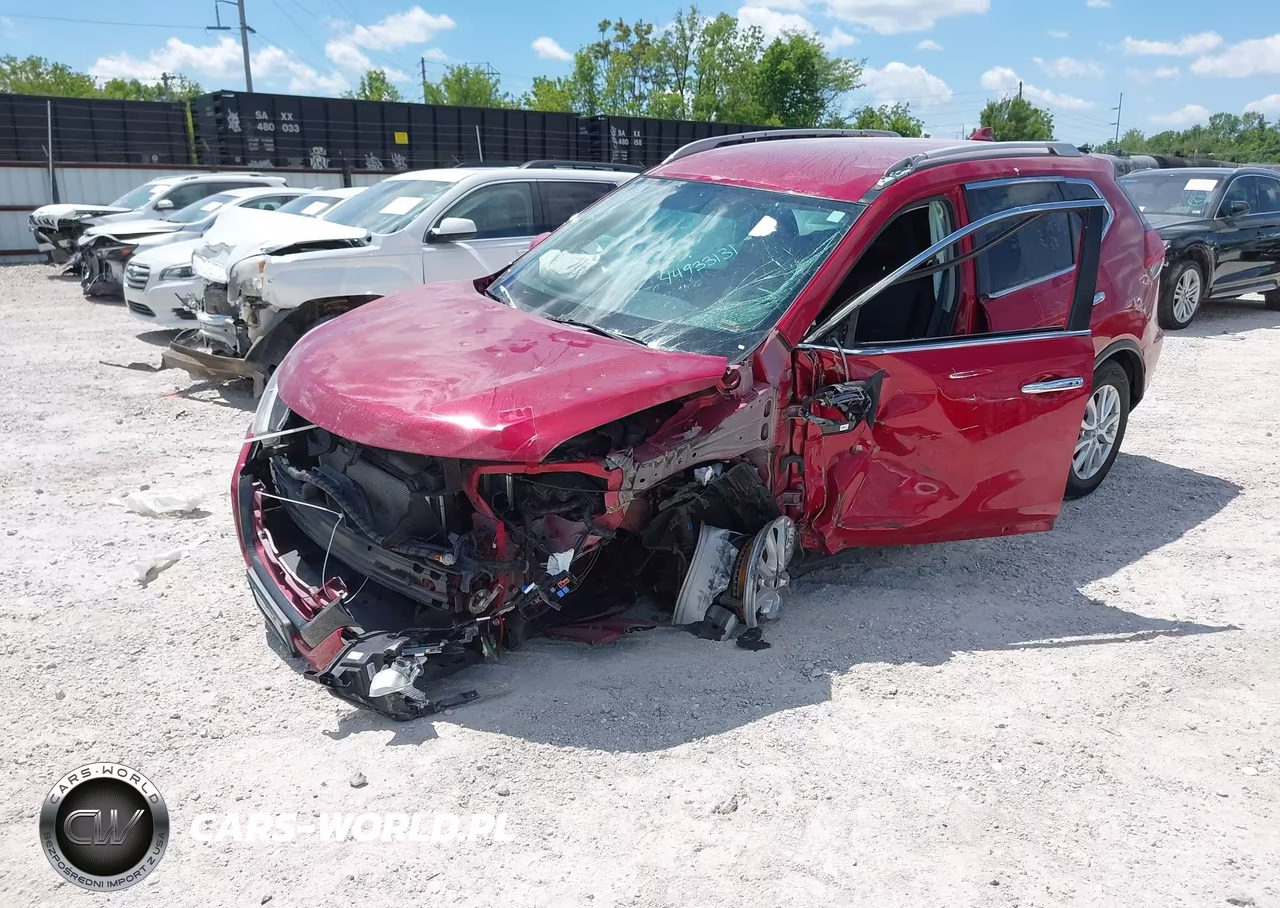 2017 Nissan Rogue Sv VIN:JN8AT2MV6HW266830 - 2