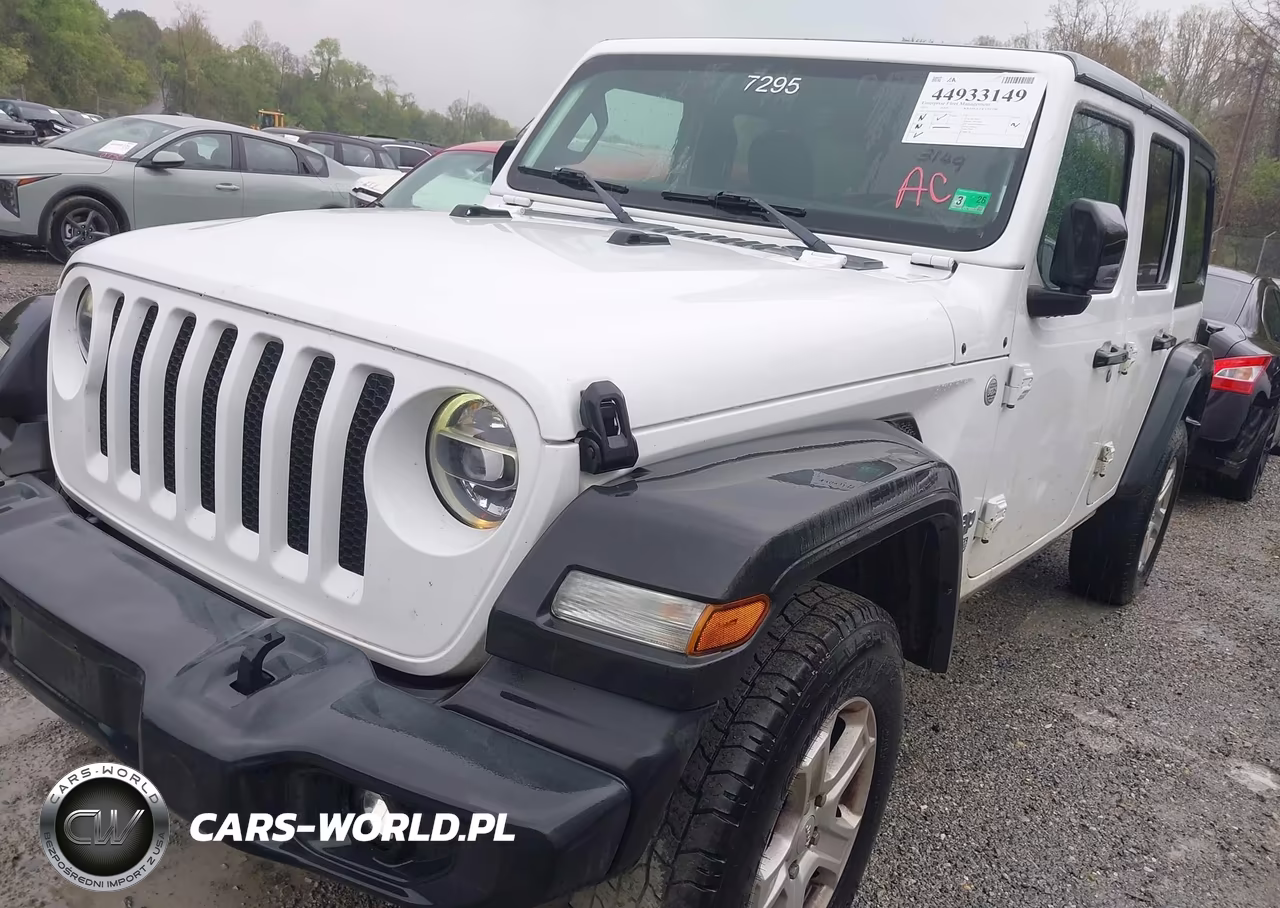 2021 Jeep Wrangler Unlimited Sport S 4X4 VIN:1C4HJXDN4MW637295 - 2