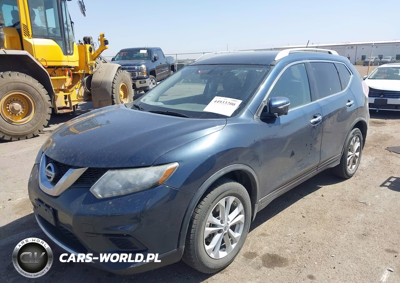 2015 Nissan Rogue Sv VIN:KNMAT2MV7FP563852 - 2