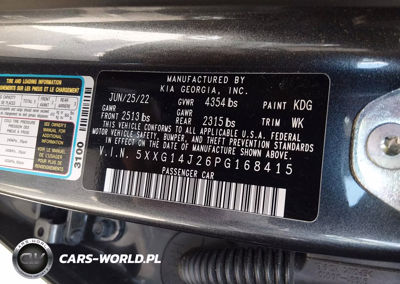 2023 Kia K5 Lxs VIN:5XXG14J26PG168415 - 9