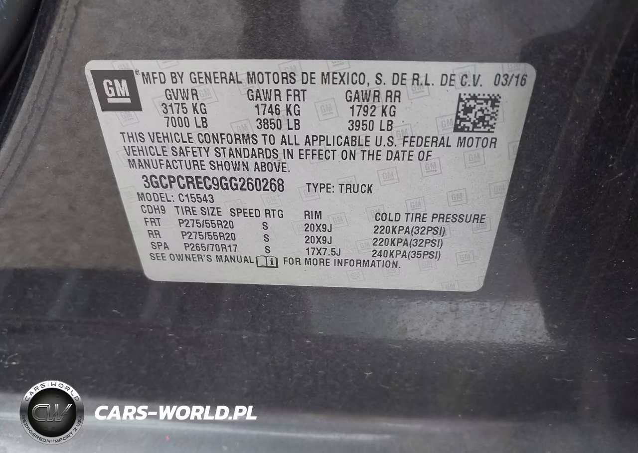 2016 Chevrolet Silverado 1500 1Lt VIN:3GCPCREC9GG260268 - 9