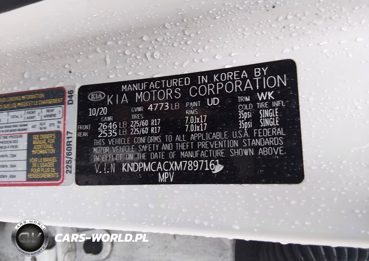 2021 Kia Sportage Lx VIN:KNDPMCACXM7897161 - 9