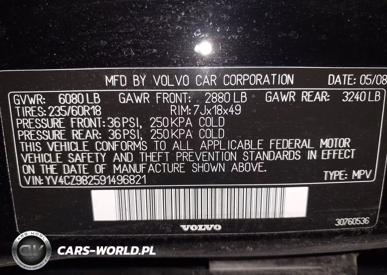 2009 Volvo Xc90 3.2 VIN:YV4CZ982591496821 - 9