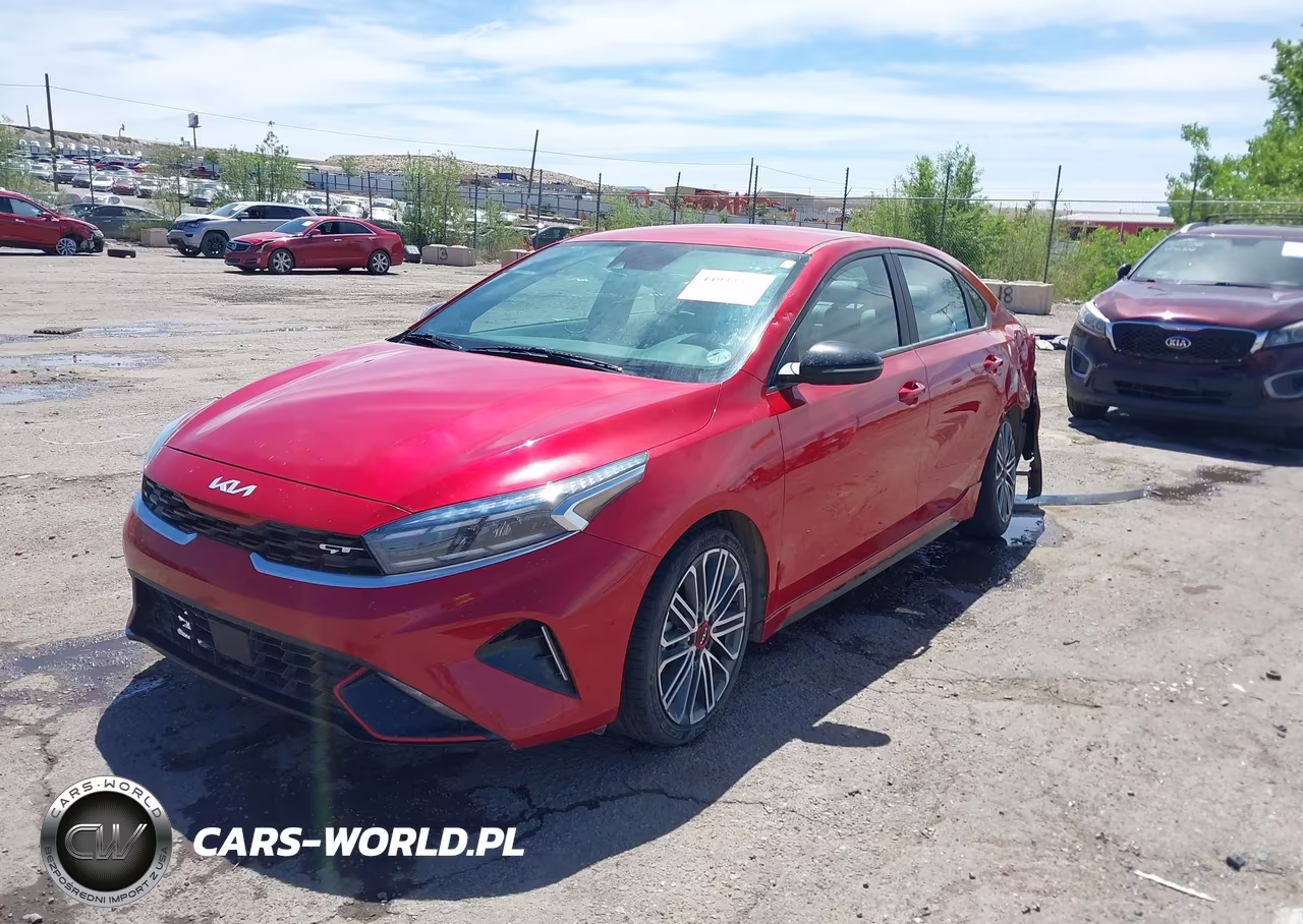 2022 Kia Forte Gt VIN:3KPF44ACXNE483235 - 2