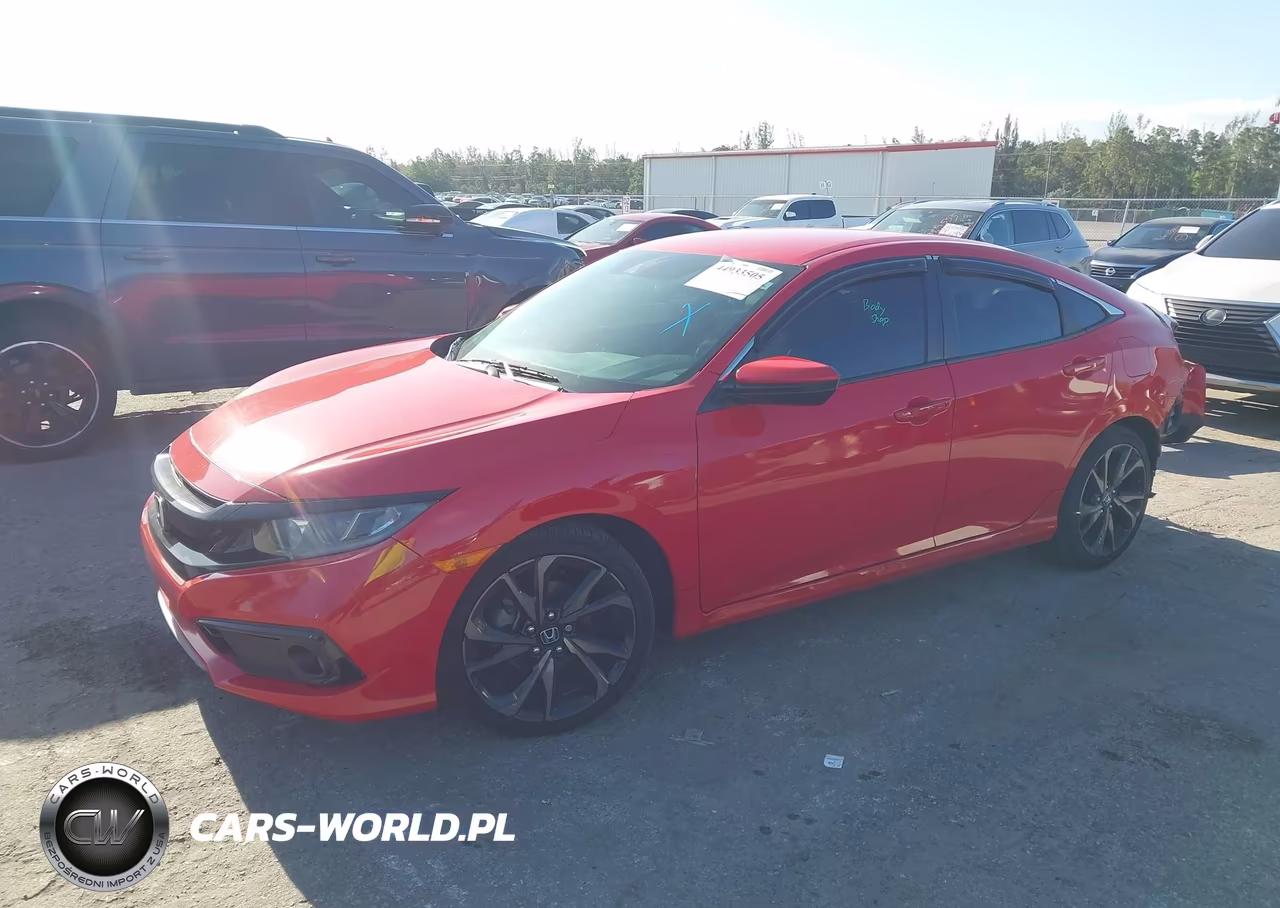 2020 Honda Civic Sport VIN:2HGFC2E86LH597037 - 2