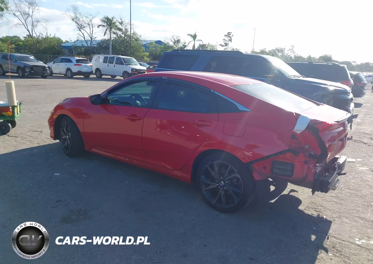 2020 Honda Civic Sport VIN:2HGFC2E86LH597037 - 3
