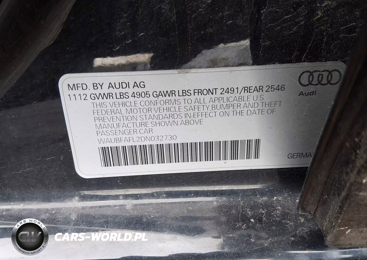 2013 Audi A4 2.0T Premium VIN:WAUBFAFL2DN032730 - 9
