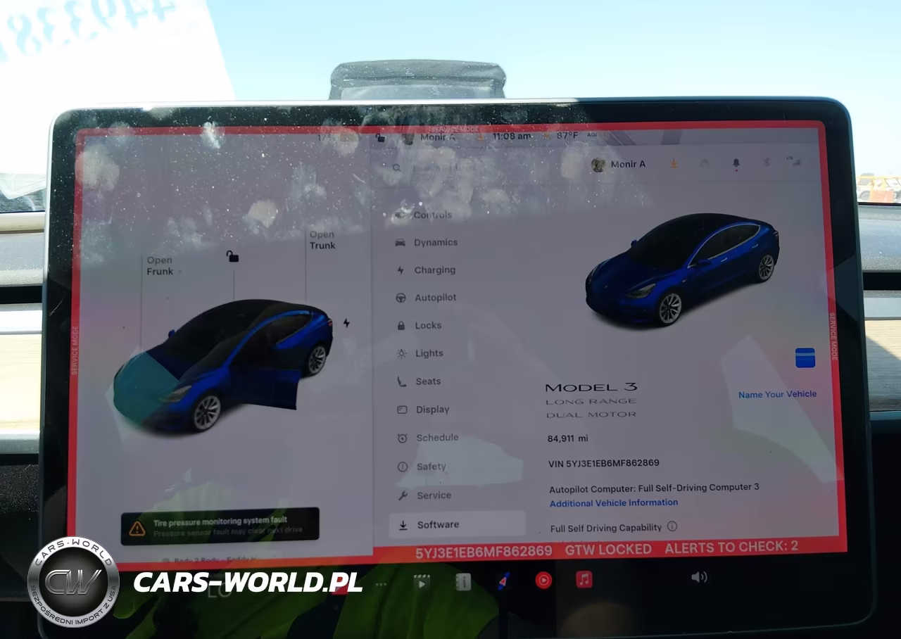 2021 Tesla Model 3 Long Range Dual Motor All-Wheel Drive VIN:5YJ3E1EB6MF862869 - 7