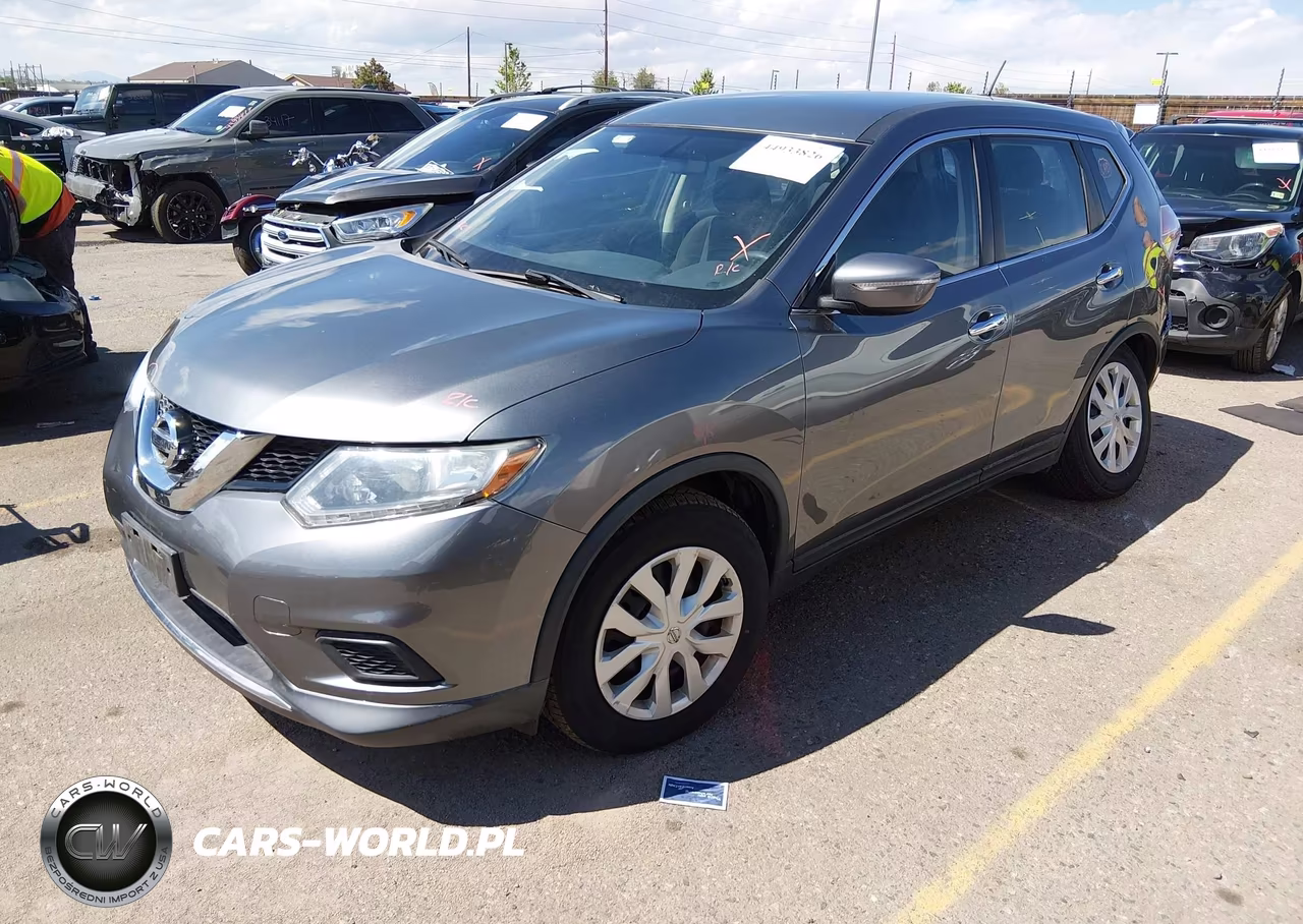 2015 Nissan Rogue S VIN:KNMAT2MV7FP537803 - 2