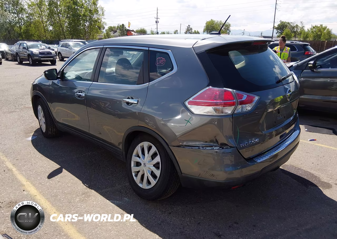 2015 Nissan Rogue S VIN:KNMAT2MV7FP537803 - 3