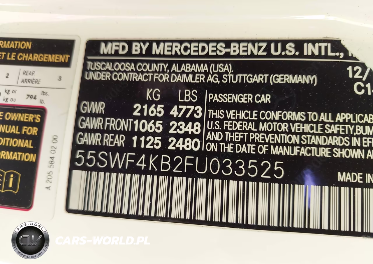2015 Mercedes-Benz C 300 Luxury 4Matic VIN:55SWF4KB2FU033525 - 9