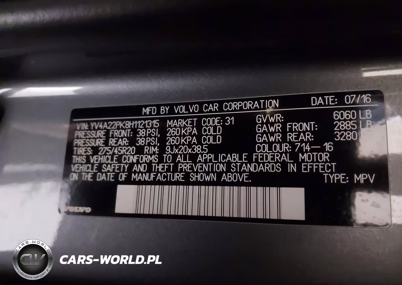 2017 Volvo Xc90 T6 Momentum VIN:YV4A22PK8H1121315 - 9