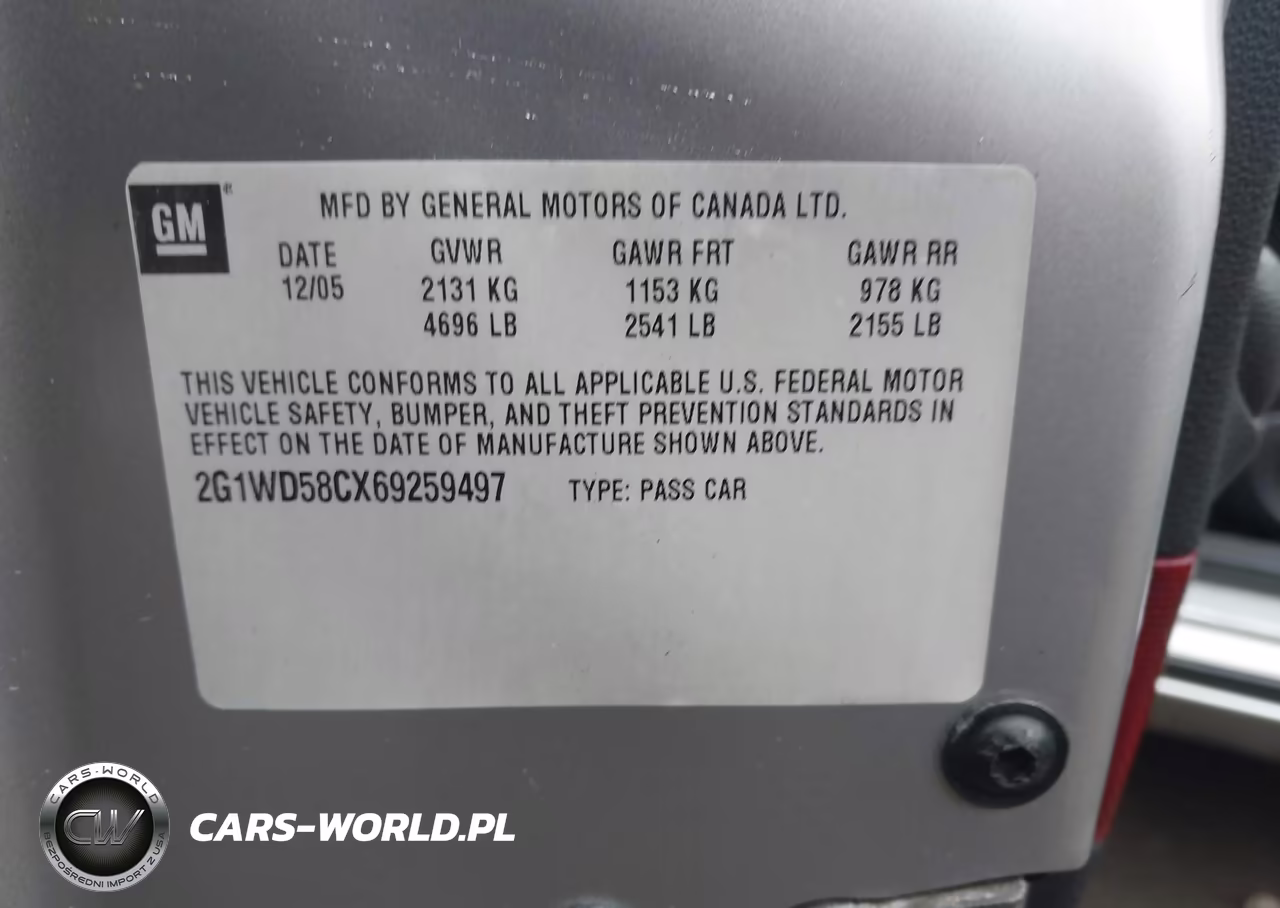 2006 Chevrolet Impala Ss VIN:2G1WD58CX69259497 - 9