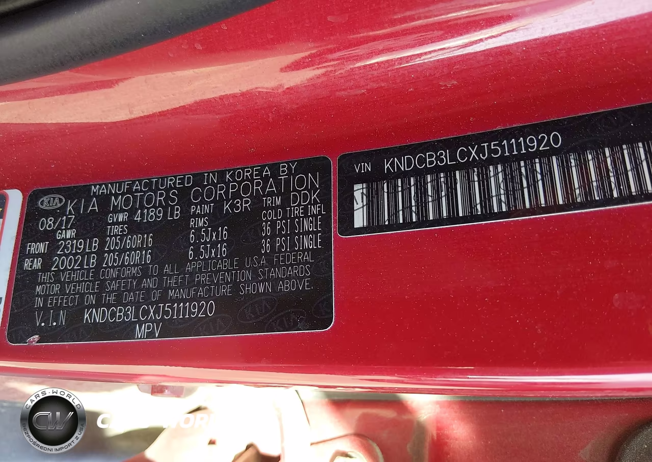 2018 Kia Niro Lx VIN:KNDCB3LCXJ5111920 - 9