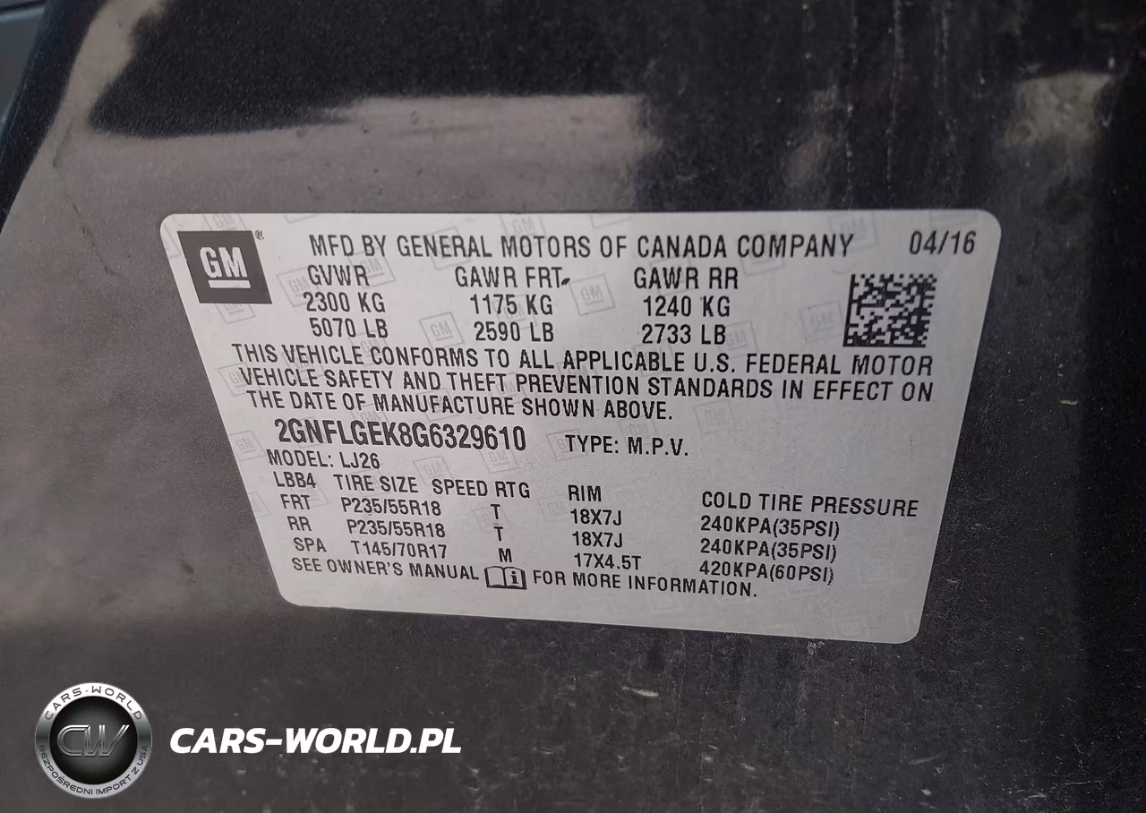 2016 Chevrolet Equinox Ltz VIN:2GNFLGEK8G6329610 - 9
