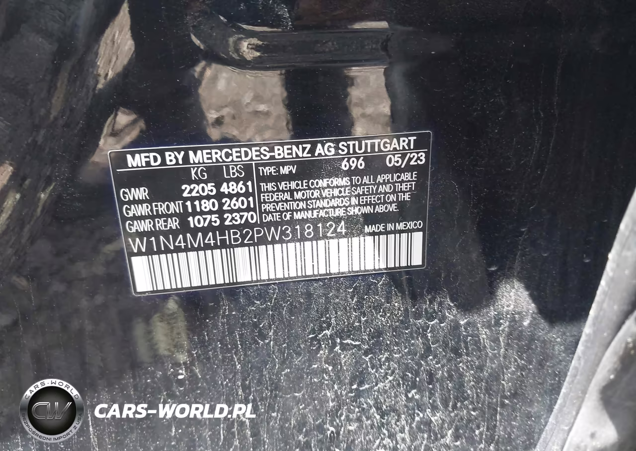 2023 Mercedes-Benz Glb 250 4Matic VIN:W1N4M4HB2PW318124 - 9