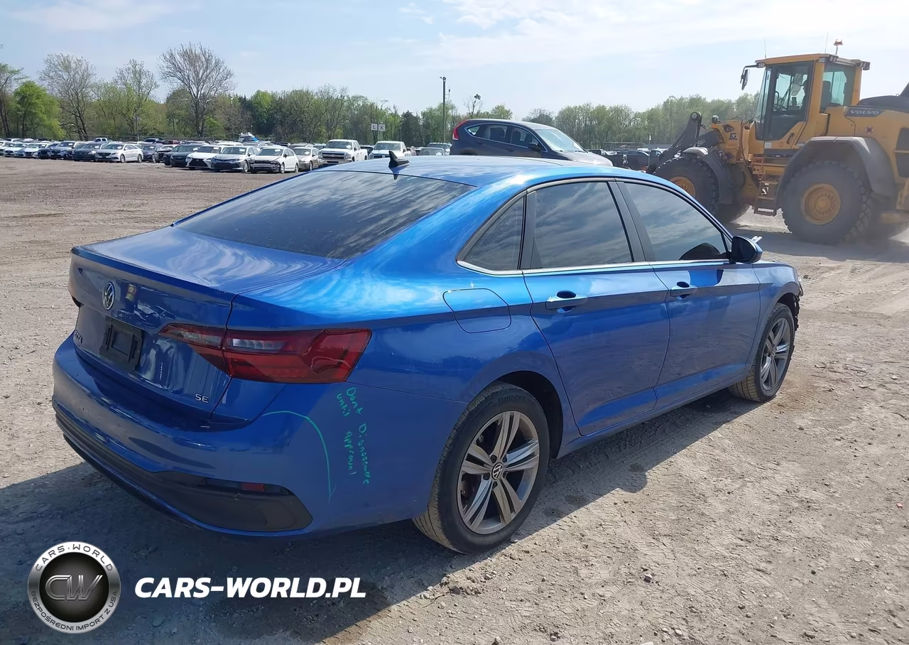 2022 Volkswagen Jetta 1.5T Se VIN:3VW7M7BU8NM012040 - 4