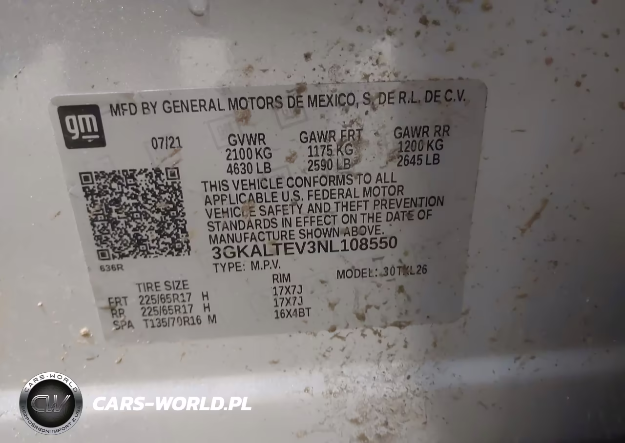 2022 GMC Terrain Awd Sle VIN:3GKALTEV3NL108550 - 9