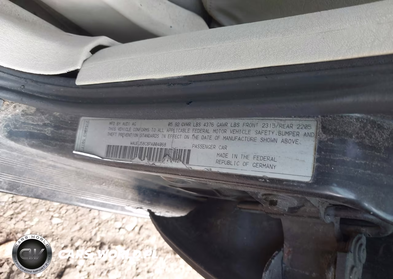 1993 Audi 90 Cs Quattro VIN:WAUEJ58C8PA004068 - 9