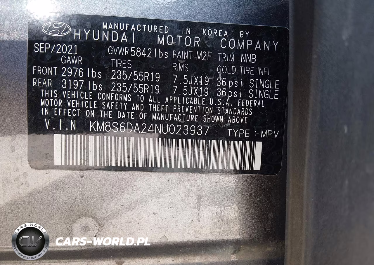 2022 Hyundai Santa Fe Plug-In Hybrid Sel Convenience VIN:KM8S6DA24NU023937 - 9