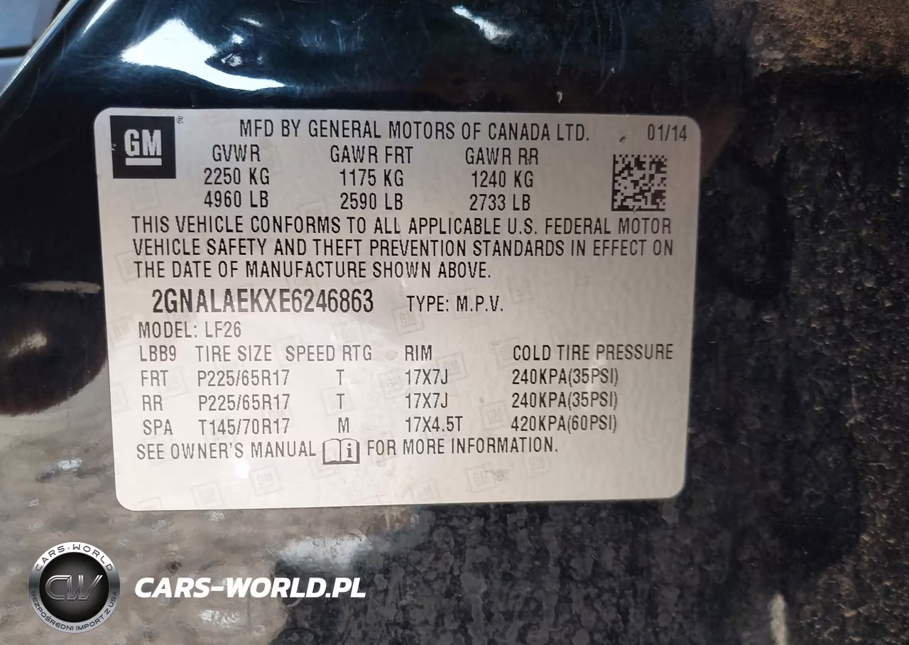 2014 Chevrolet Equinox Ls VIN:2GNALAEKXE6246863 - 9
