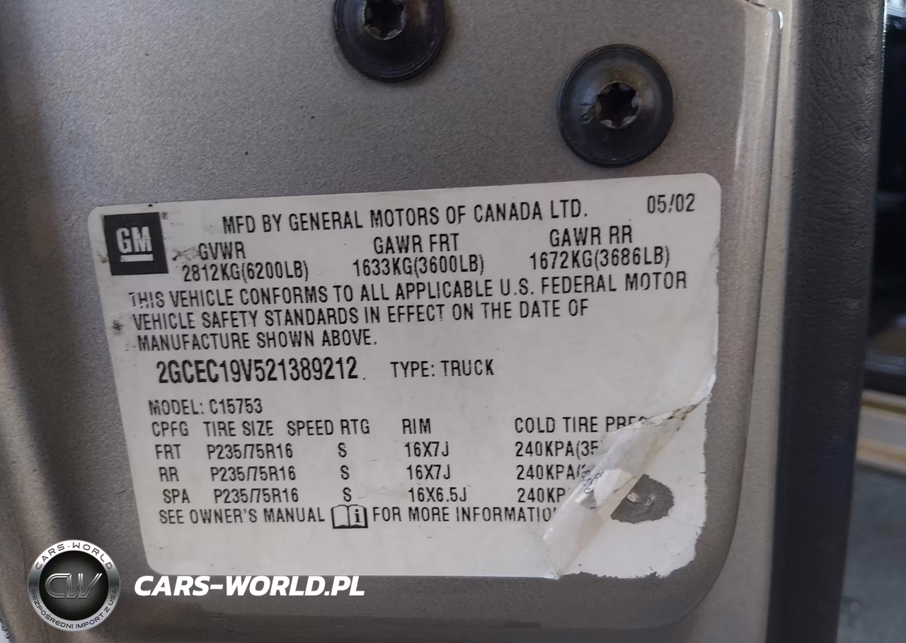 2002 Chevrolet Silverado 1500 Ls VIN:2GCEC19V521389212 - 9