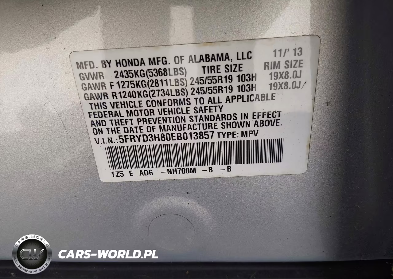 2014 Acura Mdx Advance Pkg W-Entertainment Pkg VIN:5FRYD3H80EB013857 - 9