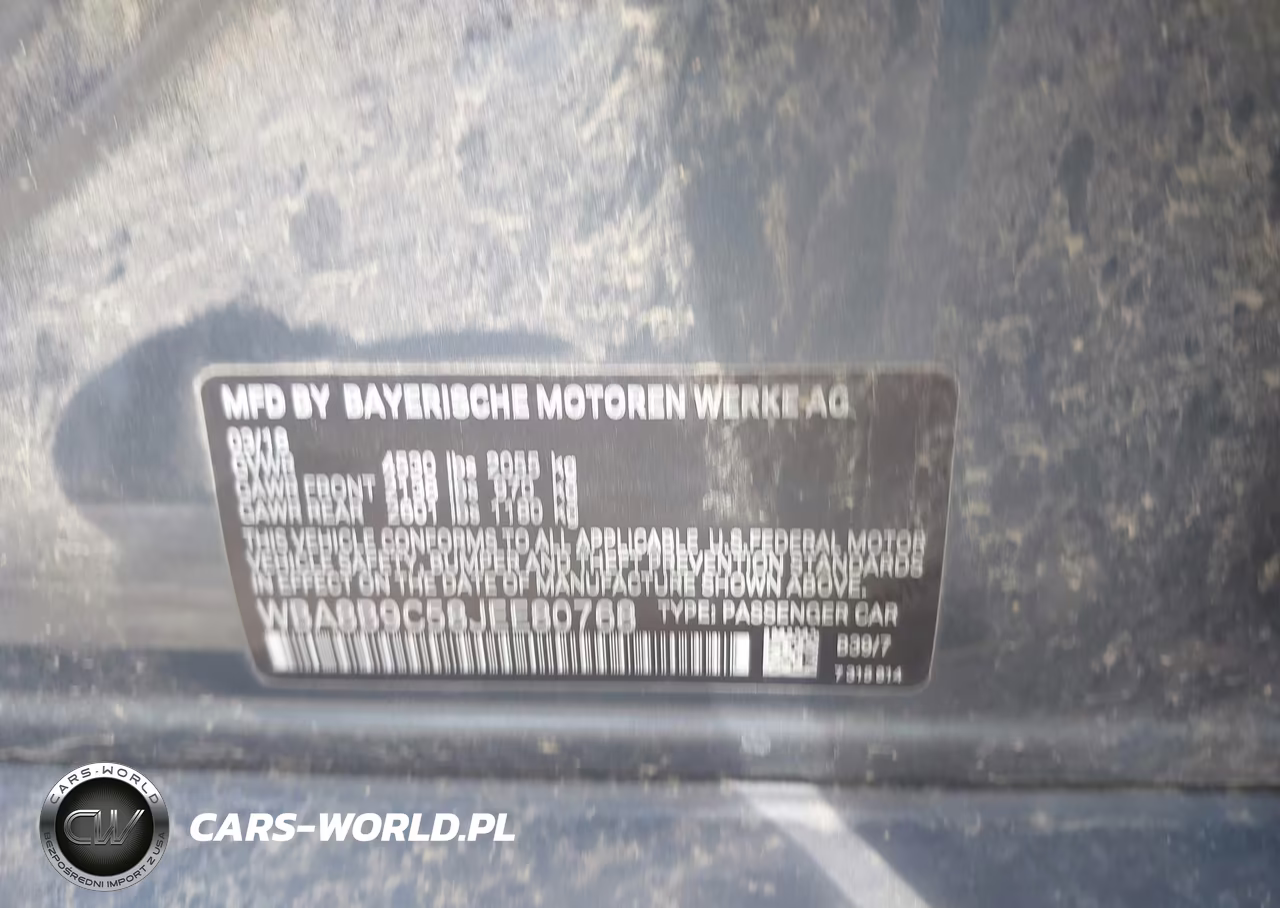 2018 BMW 330I VIN:WBA8B9C58JEE80768 - 9