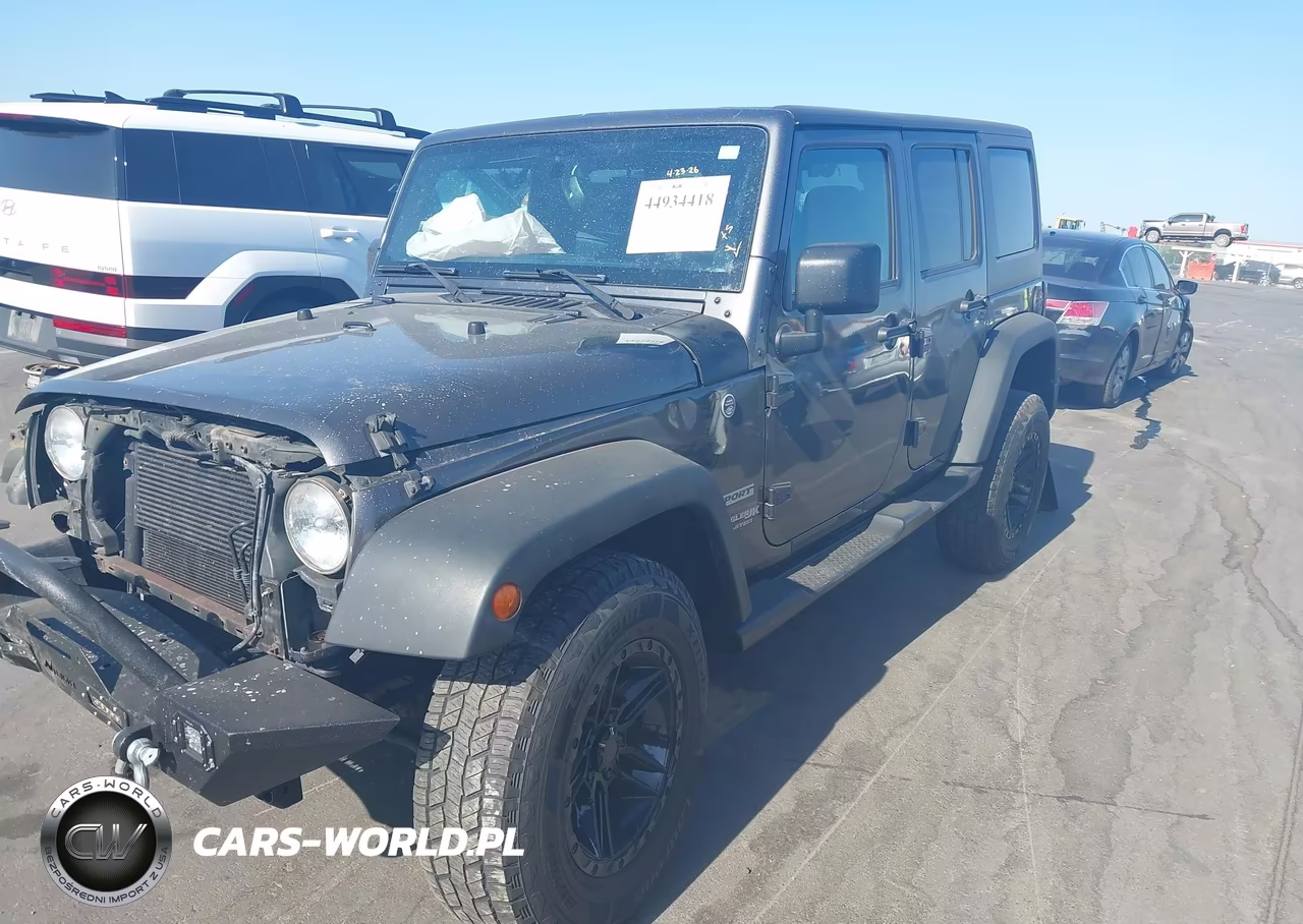 2018 Jeep Wrangler Jk Unlimited Sport S 4X4 VIN:1C4HJWDG4JL919297 - 2