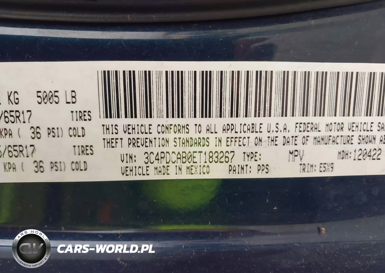 2014 Dodge Journey Se VIN:3C4PDCAB0ET183267 - 9