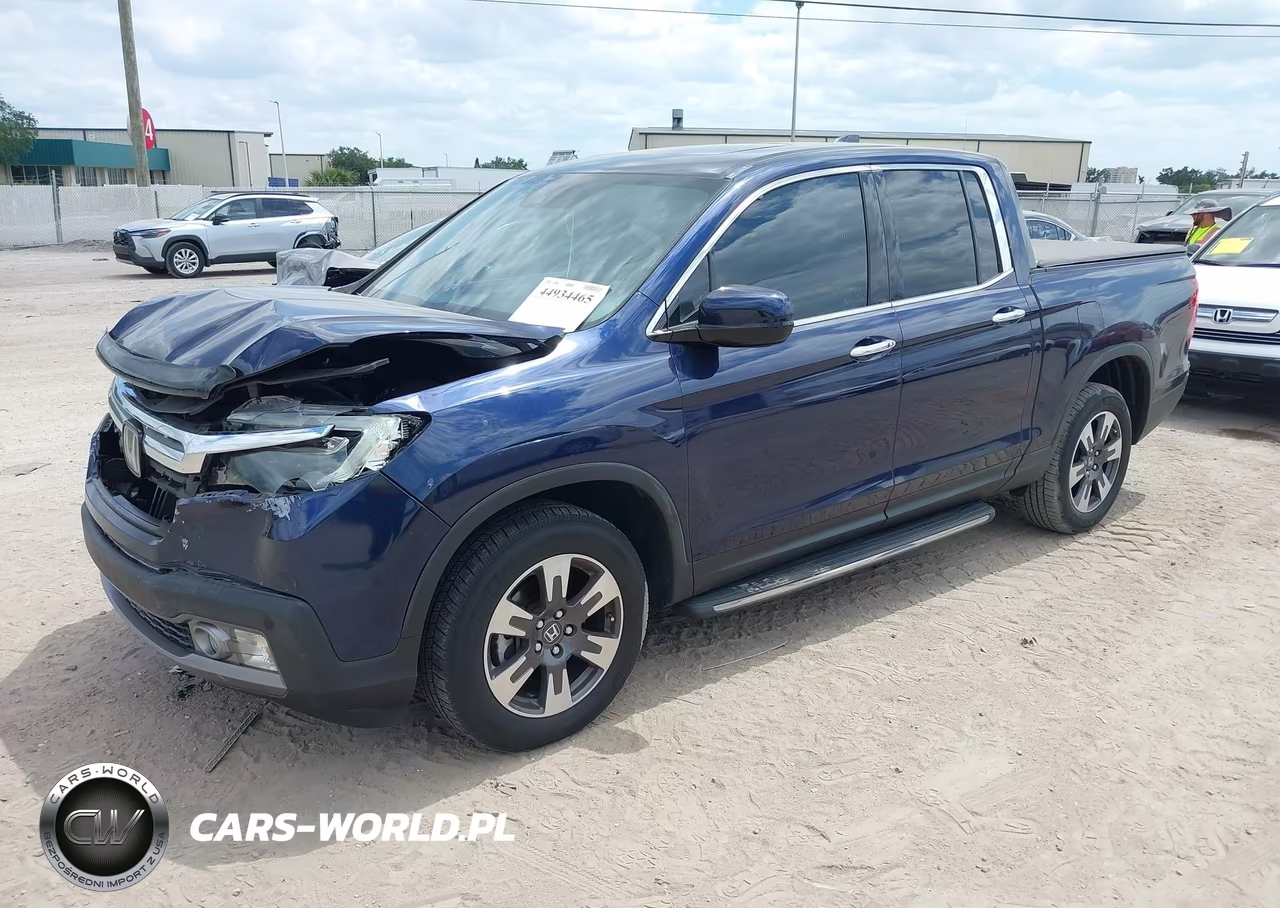 2019 Honda Ridgeline Rtl-E VIN:5FPYK3F71KB036455 - 2