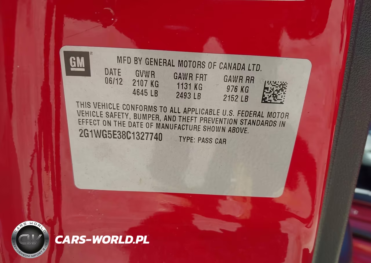2012 Chevrolet Impala Lt VIN:2G1WG5E38C1327740 - 9
