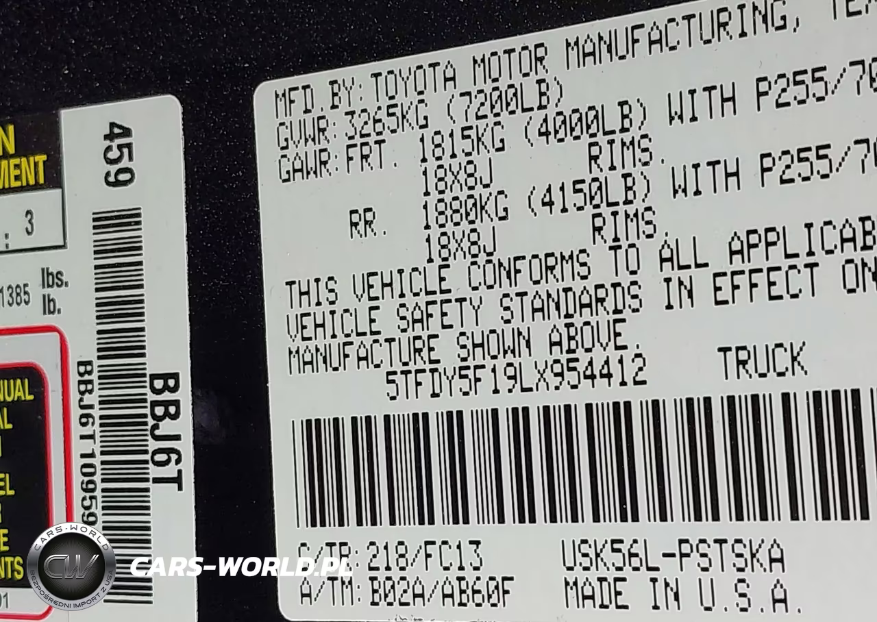 2020 Toyota Tundra Sr5 VIN:5TFDY5F19LX954412 - 9