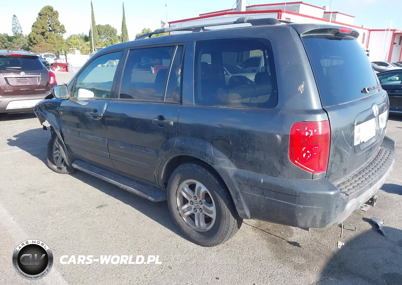 2005 Honda Pilot Ex-L VIN:2HKYF18605H565911 - 3