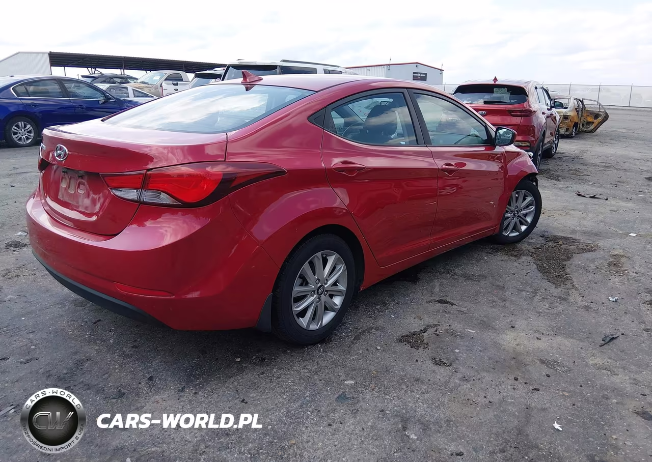 2015 Hyundai Elantra Se VIN:KMHDH4AEXFU325621 - 4