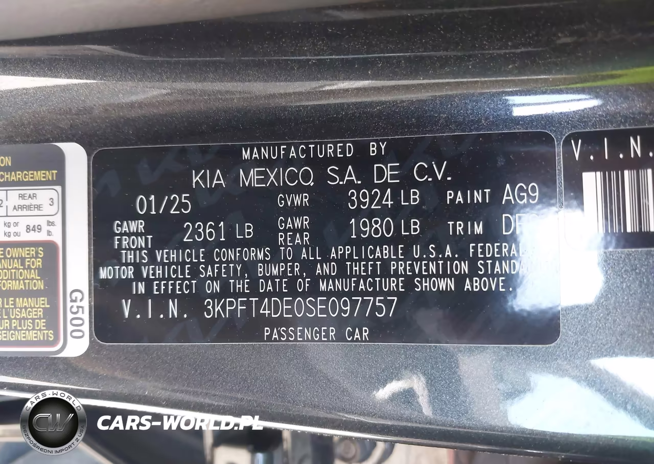 2025 Kia K4 Lxs VIN:3KPFT4DE0SE097757 - 9