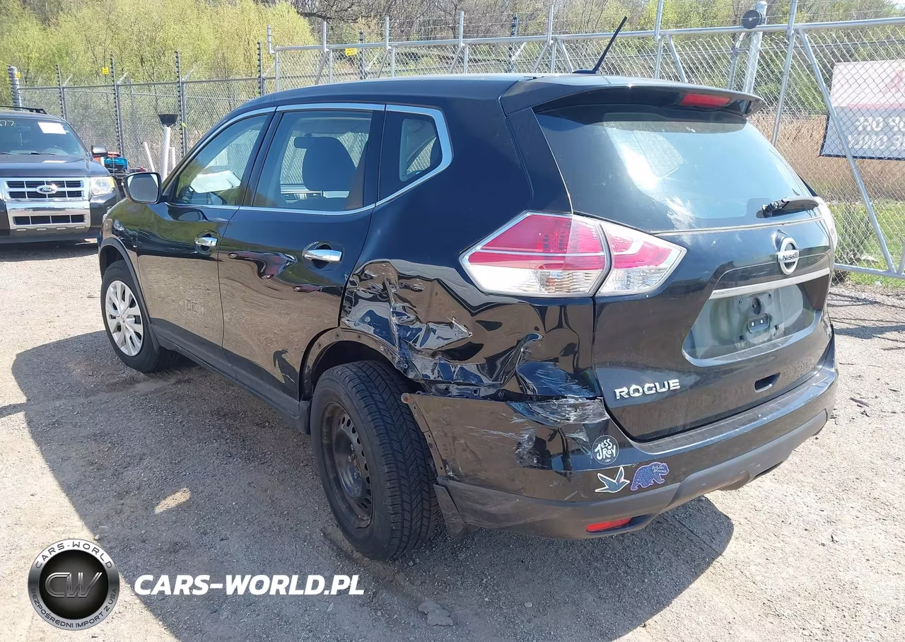 2015 Nissan Rogue S VIN:KNMAT2MV2FP577478 - 3