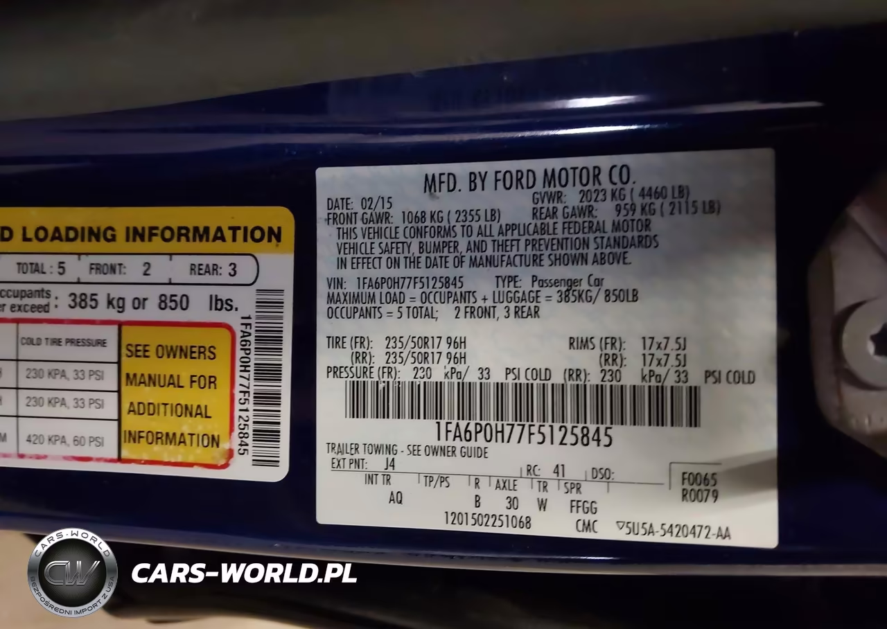 2015 Ford Fusion Se VIN:1FA6P0H77F5125845 - 9
