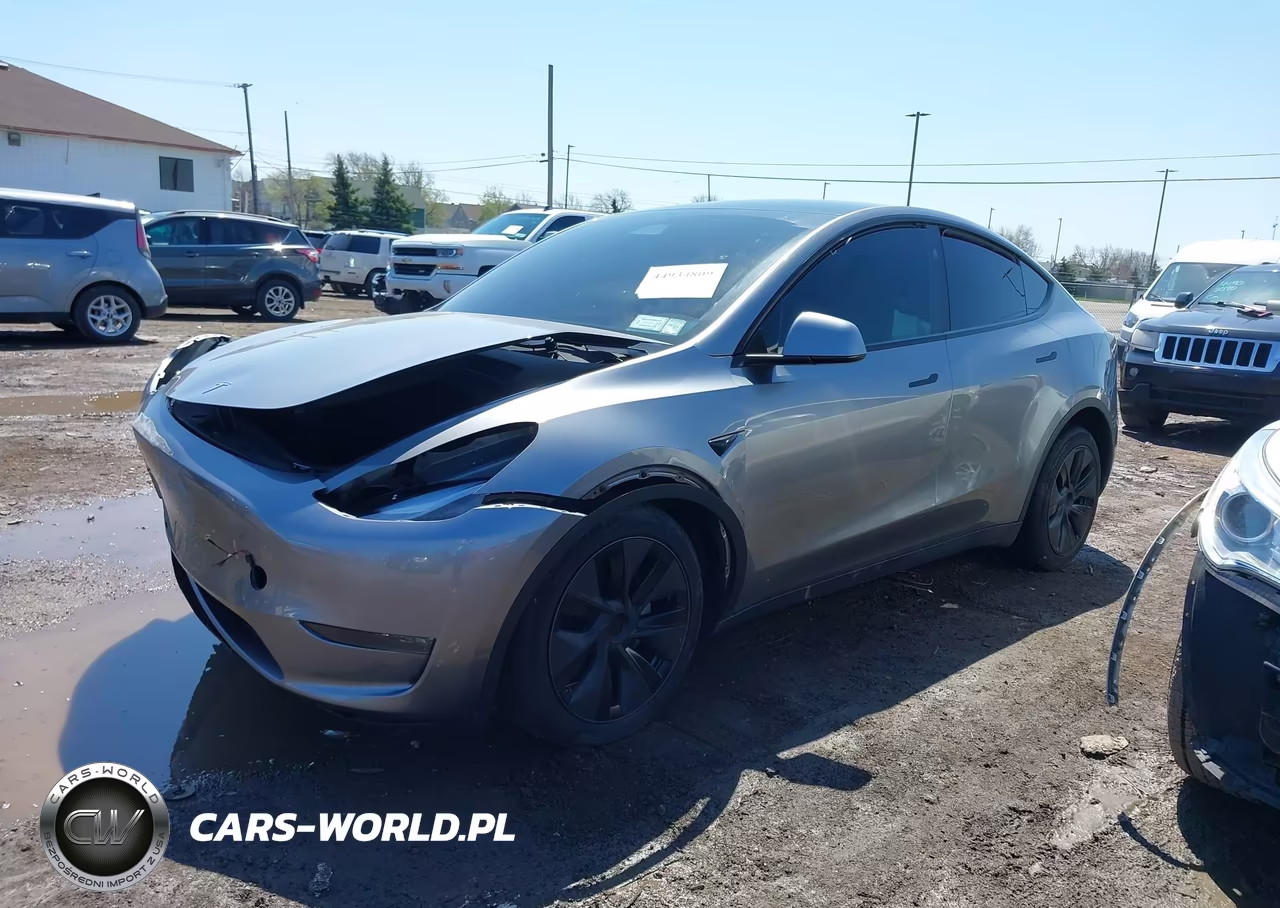 2025 Tesla Model Y Long Range Dual Motor All-Wheel Drive VIN:7SAYGDEE1SF297457 - 2