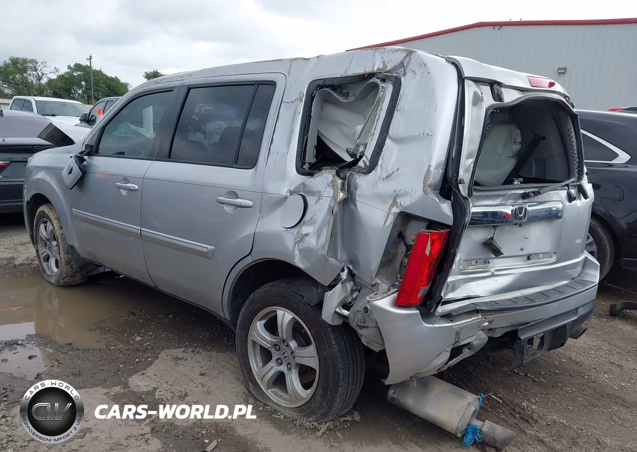 2012 Honda Pilot Ex-L VIN:5FNYF3H55CB002481 - 3