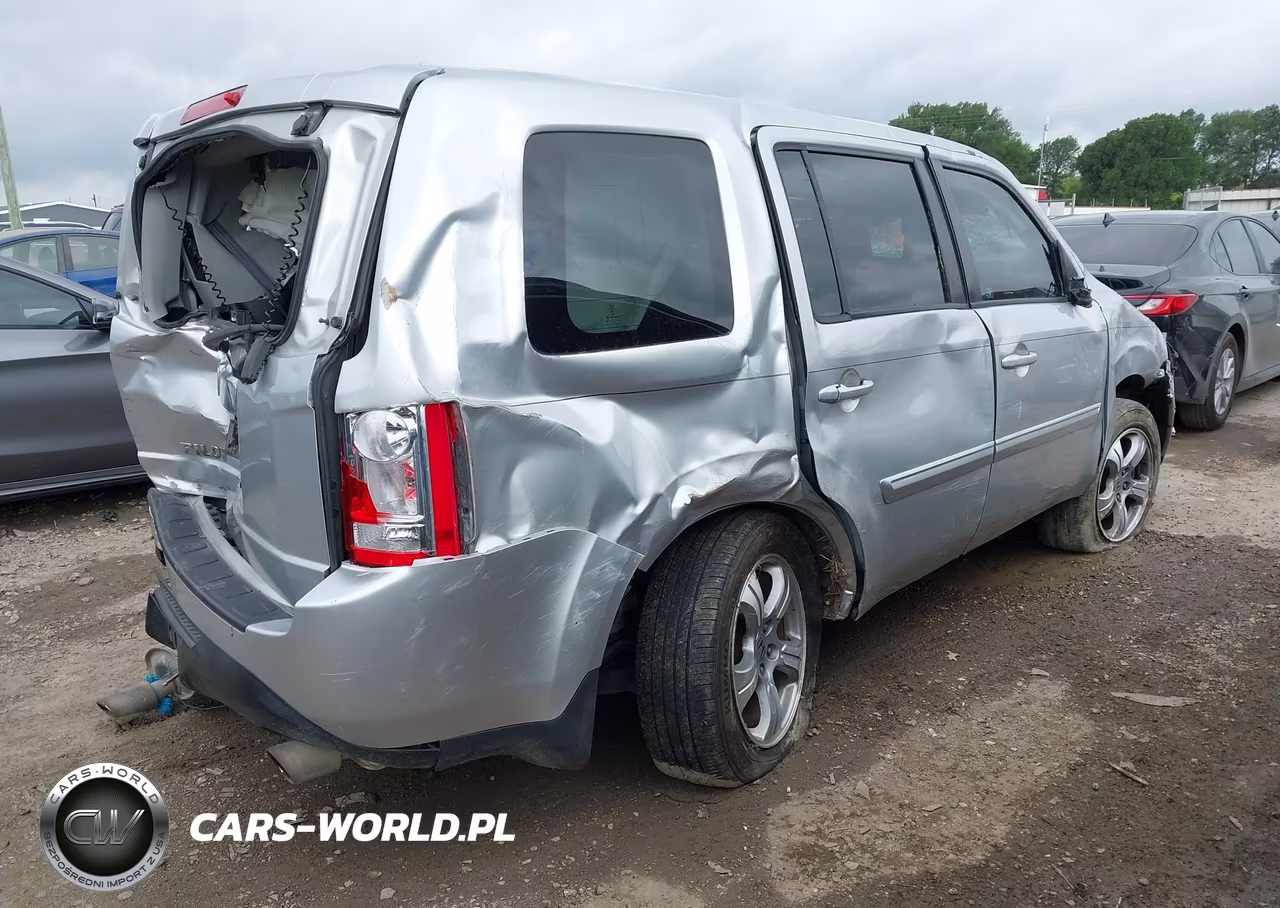 2012 Honda Pilot Ex-L VIN:5FNYF3H55CB002481 - 4