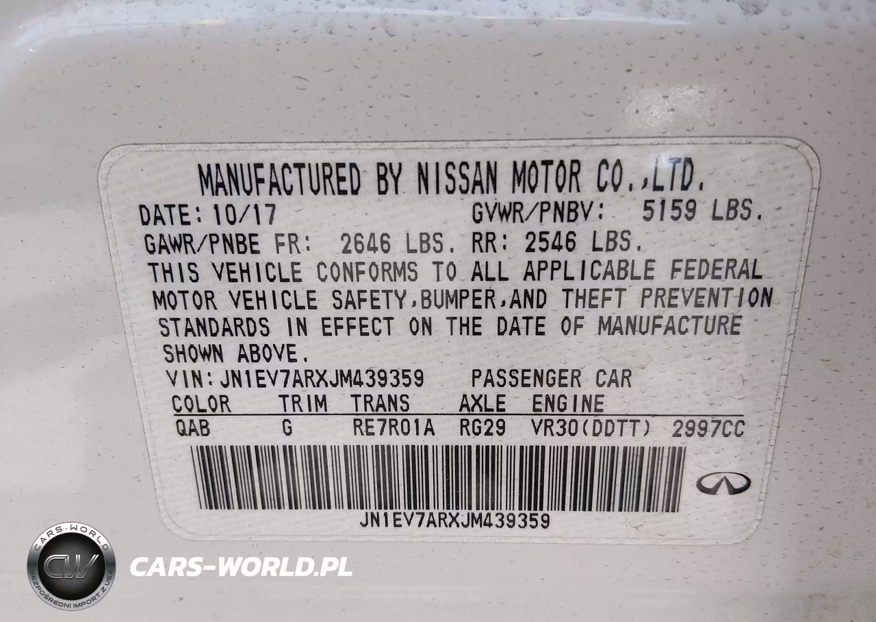 2018 Infiniti Q50 3.0T Luxe VIN:JN1EV7ARXJM439359 - 9
