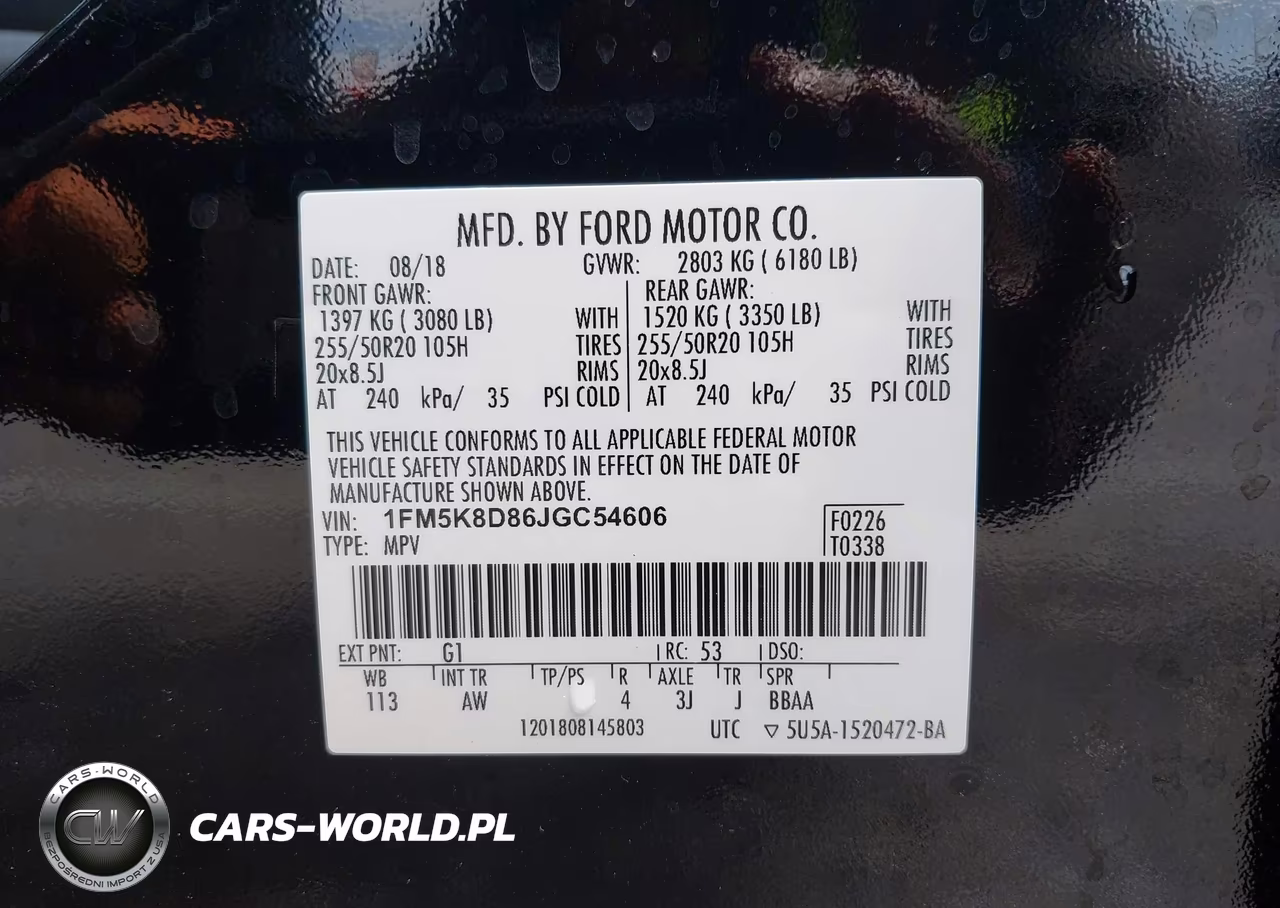 2018 Ford Explorer Xlt VIN:1FM5K8D86JGC54606 - 9